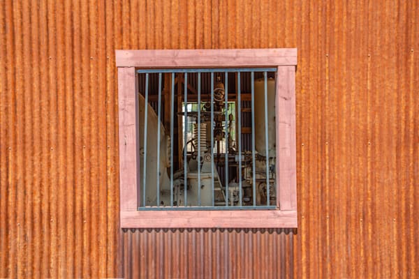 Orange Corrugation Photography Art | Sonoma Fine Photography