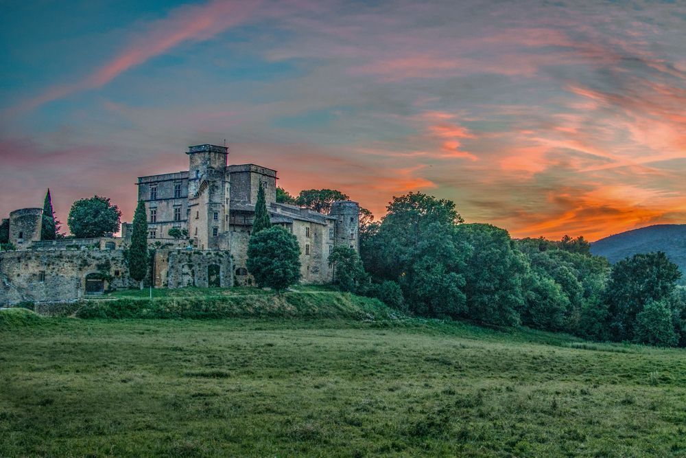 Lourmarin Castle At Sunset Photography Art | Sonoma Fine Photography