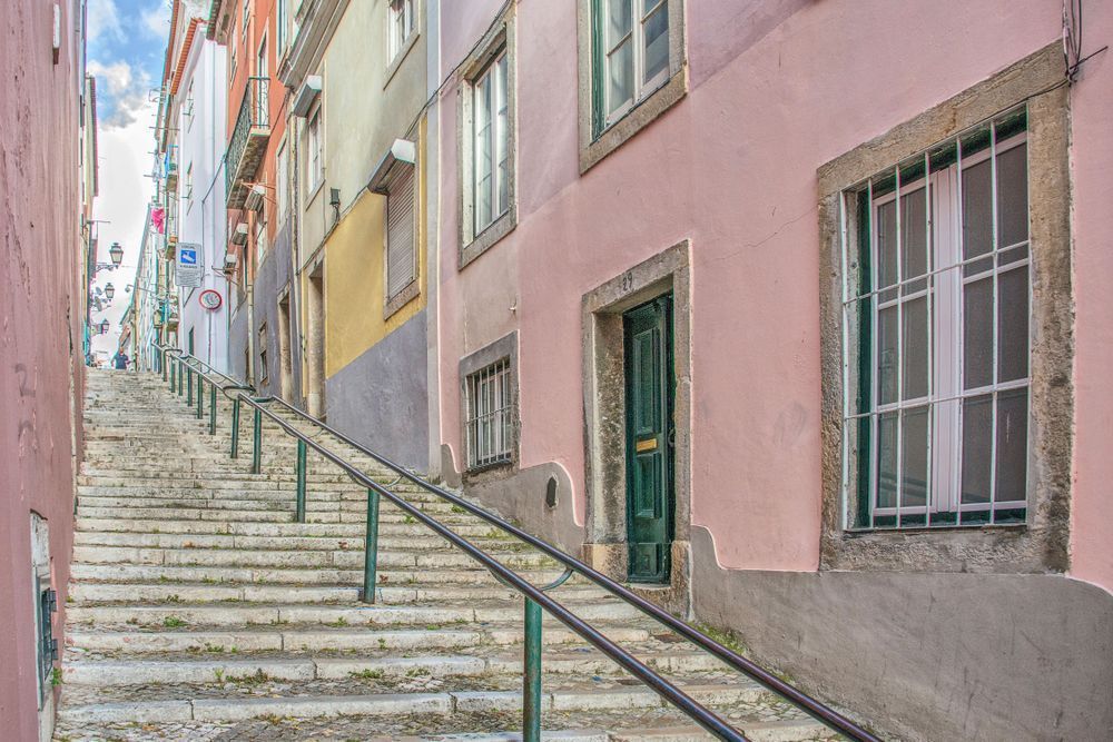 Lisbon Stairway Photography Art | Sonoma Fine Photography