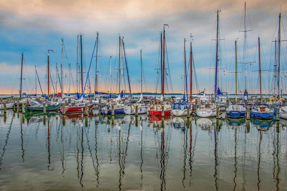 Harbor Hues At Dusk Photography Art | Sonoma Fine Photography