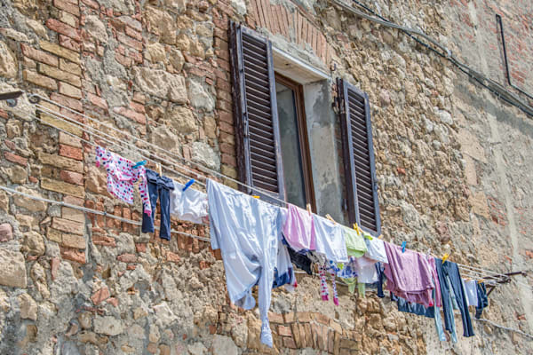 Montepulciano Clothesline Photography Art | Sonoma Fine Photography