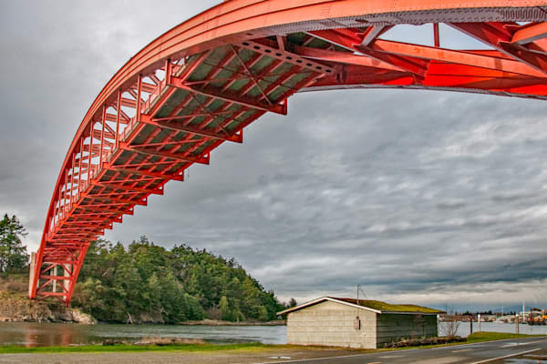 Crimson Span Over Quiet Waters Photography Art | Sonoma Fine Photography
