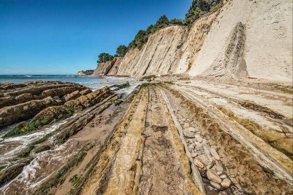 Seascape Of Layered Stones Photography Art | Sonoma Fine Photography