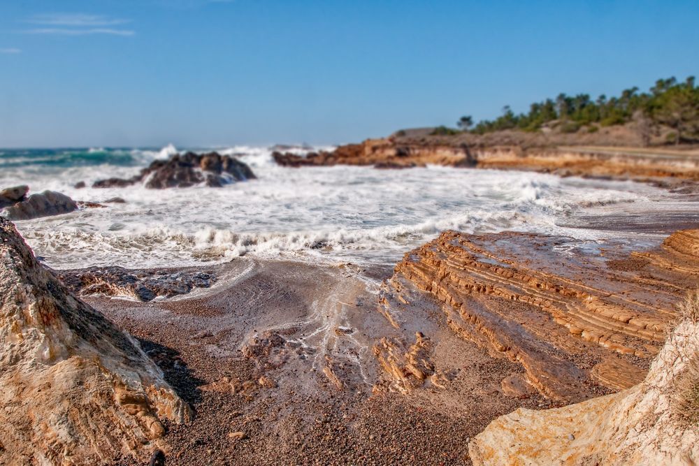 Beach Of Ridges And Sea Foam Photography Art | Sonoma Fine Photography