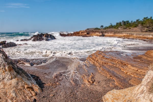 Beach Of Ridges And Sea Foam Photography Art | Sonoma Fine Photography
