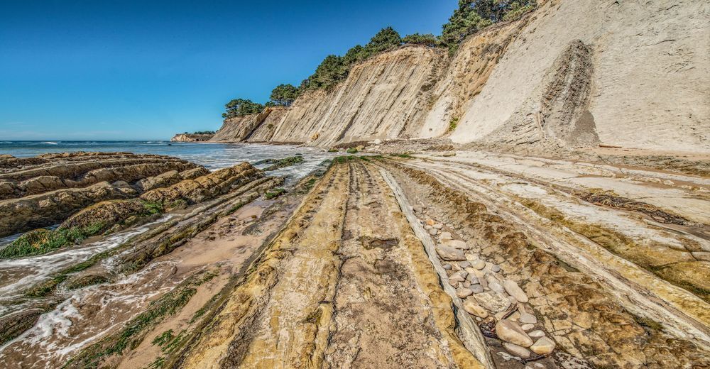 Seascape Of Layered Stones Photography Art | Sonoma Fine Photography