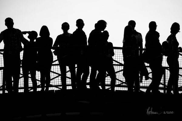 Silhouette On The Bridge 4 Sig Photography Art | Sonoma Fine Photography