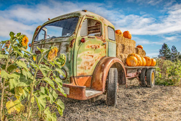 Pumpkin Truck 2025 Photography Art | Sonoma Fine Photography