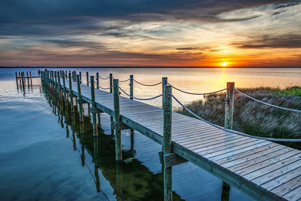 Pier At Currituck Sound Photography Art | Sonoma Fine Photography