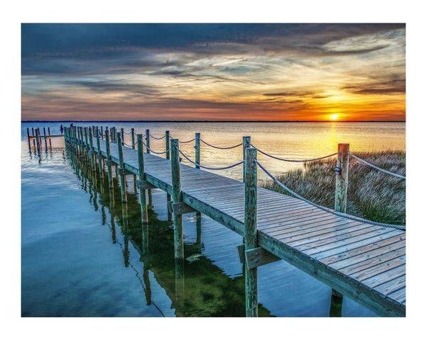Pier Sunset Photography Art | Sonoma Fine Photography