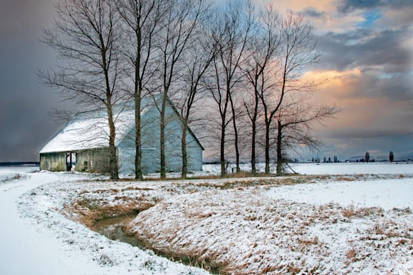 McLean Barn in Winter