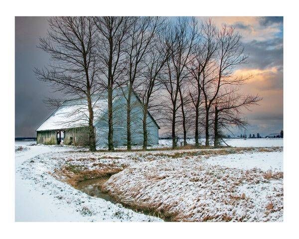 Winter Barn Photography Art | Sonoma Fine Photography