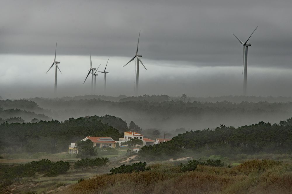 Windmills Of Nazaré Photography Art | Sonoma Fine Photography