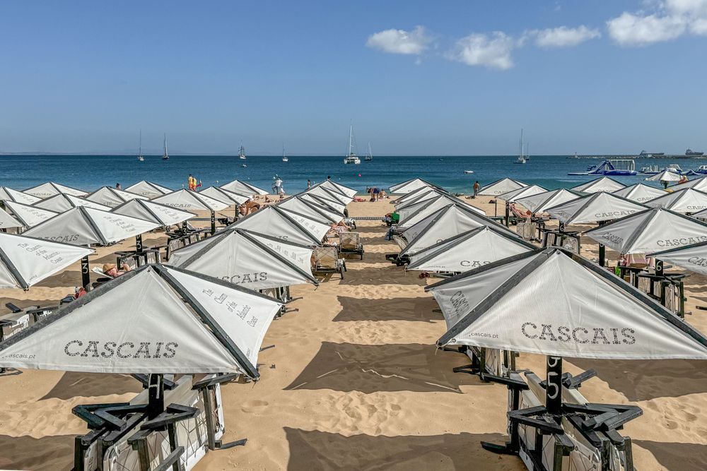 Umbrellas Of Cascais Photography Art | Sonoma Fine Photography