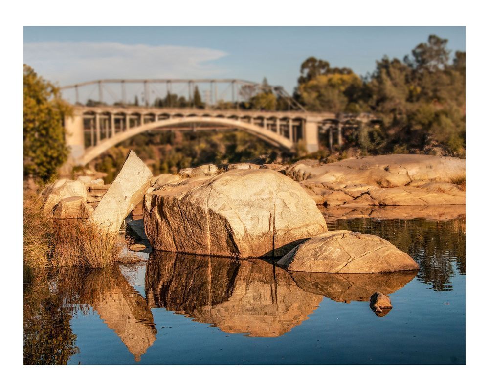 Y River Reflection Photography Art | Sonoma Fine Photography