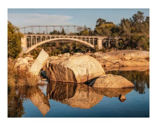 Y River Reflection Photography Art | Sonoma Fine Photography