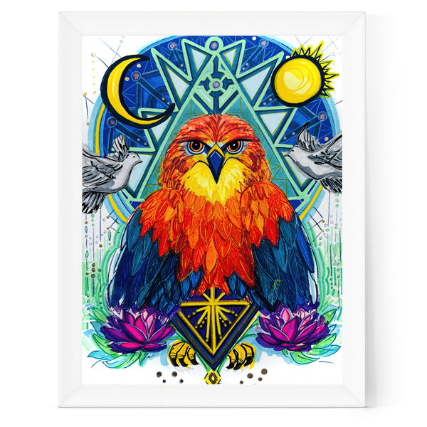 Watchful Eyes | Original Painting by Jacqueline Jasionowski