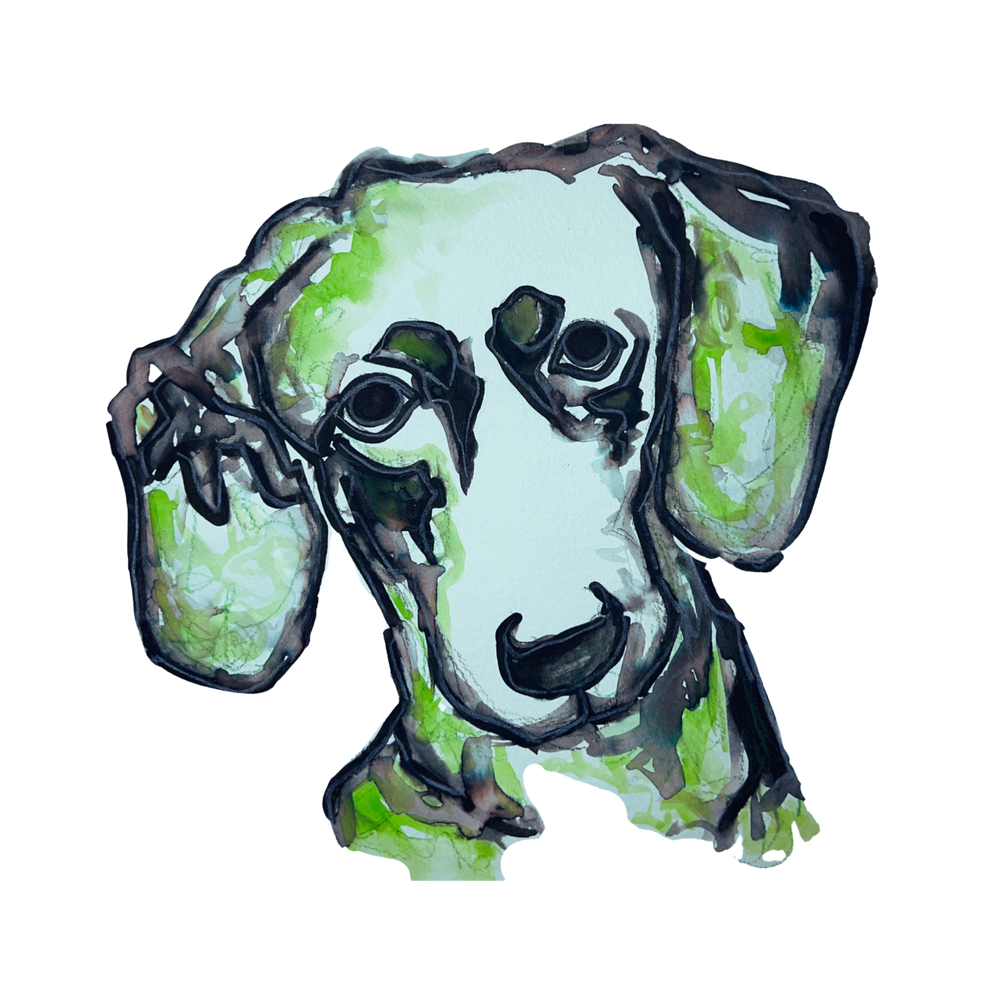 Art Dogs by JJ Fine Art Prints: The Dachshund