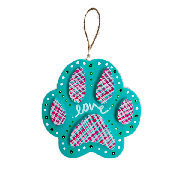 Holiday Art Hand-Painted Dog Ornaments | by Jacqueline Jasionowski