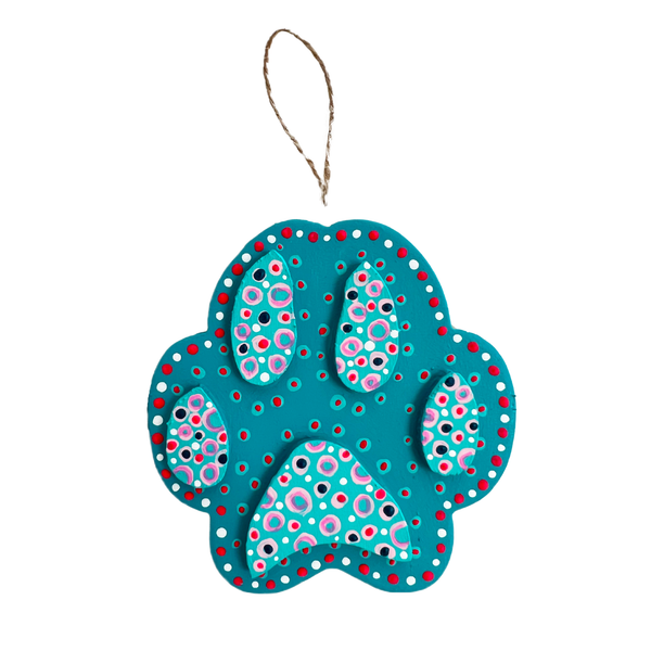 Holiday Art Hand-Painted Dog Ornaments | by Jacqueline Jasionowski