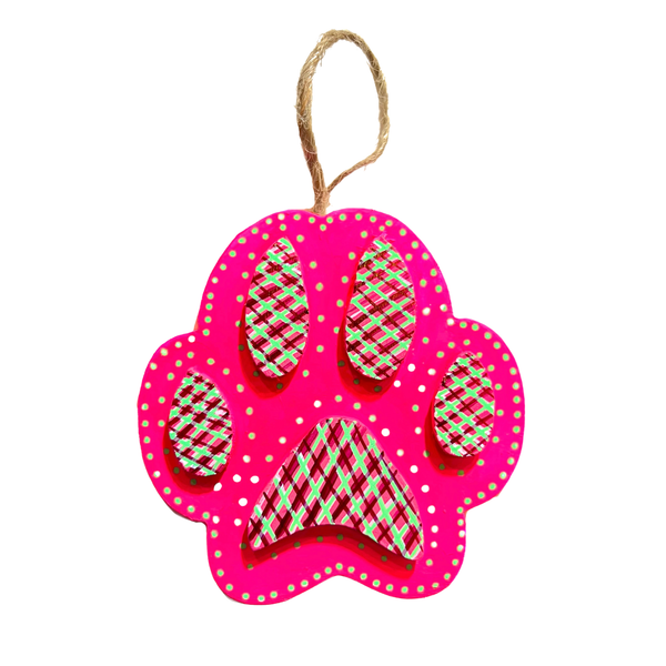 Holiday Art Hand-Painted Dog Ornaments | by Jacqueline Jasionowski