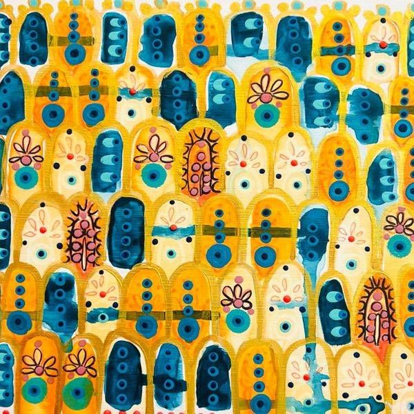 Powerfully Protected | Original Painting by Jacqueline Jasionowski