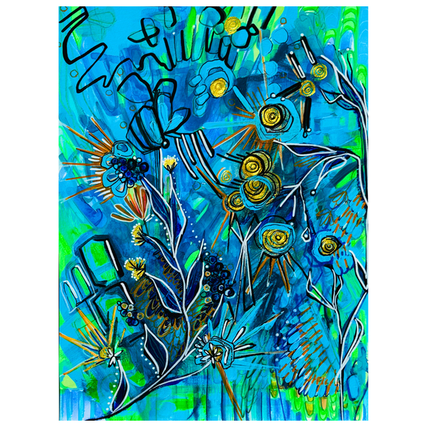 Beauty in the Darkness Original Painting | By Jacqueline Jasionowski