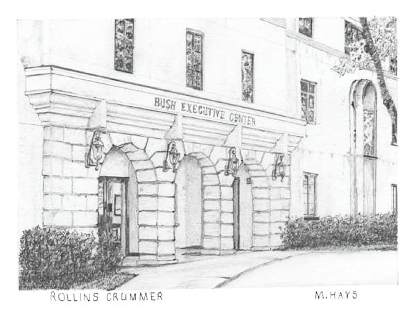 Bush Executive Center Monochrome Art | Mitch Hays Art