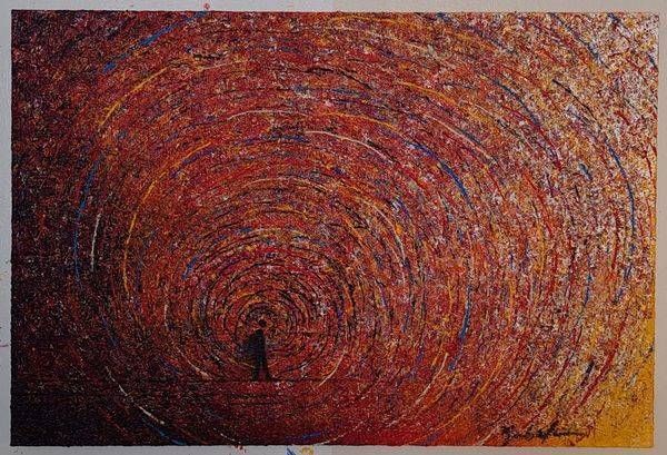 The Waves Of Grief Never End...But They Do Change Colors     24x36 Art | Blackbird Unlimited Art