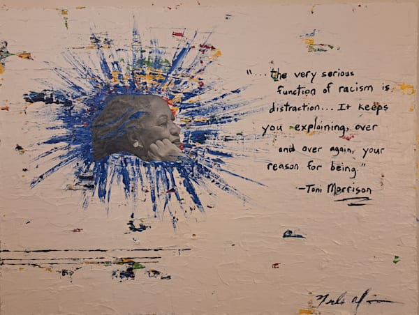 The Distraction Of Racism.    48x36 Art | Blackbird Unlimited Art
