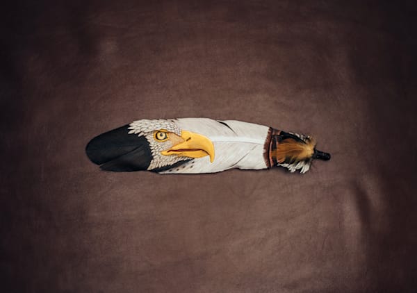 Bald Eagle #2   Brn Art | Christopher Kearns Leather Art