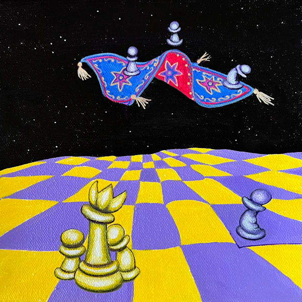 Chess Game Paintings