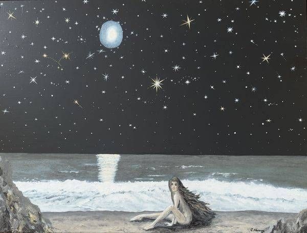 Goddess of the Stars Fine Art Prints & Decor | C. Hamza