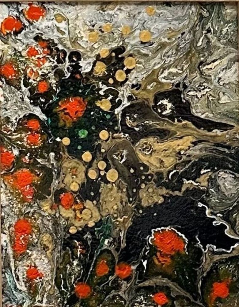 Quiet joy - 2 piece painting - 4