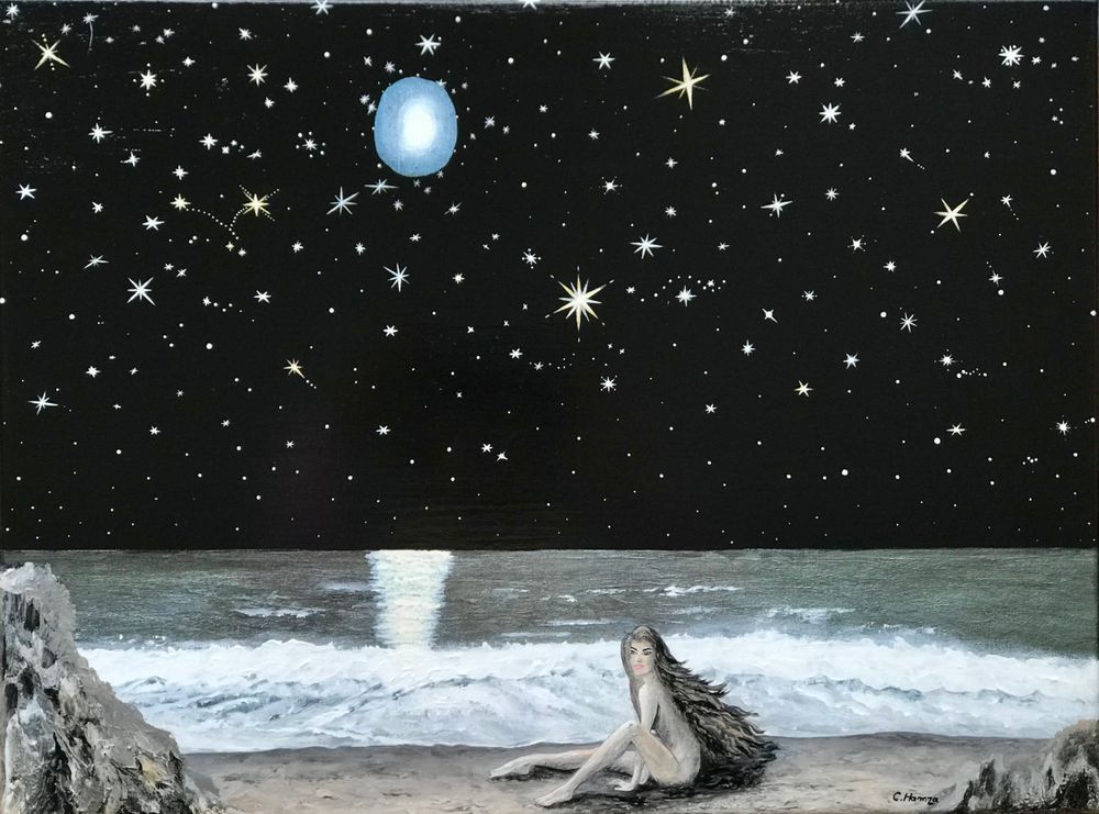 Goddess Of The Stars   Prints Art | crishart.com