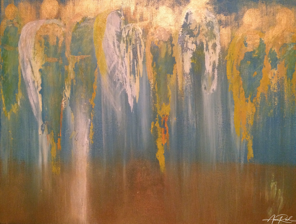 Angel Armies - Abstract Prophetic Fine Art Print | Anne Reid Artist | Canada
