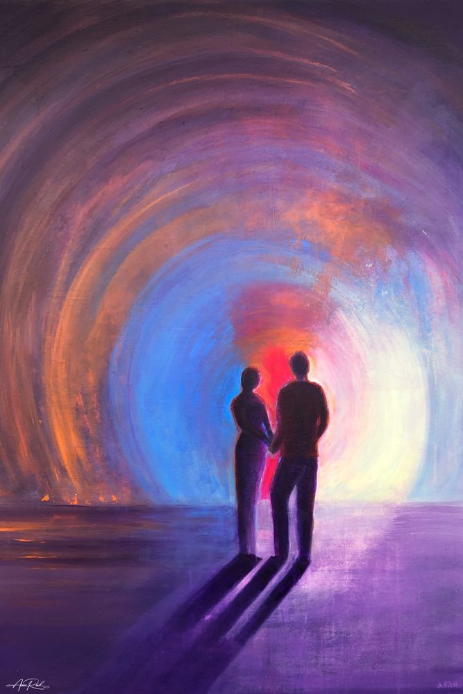Two 2 - Abstract Prophetic Fine Art Print | Anne Reid Artist | Canada