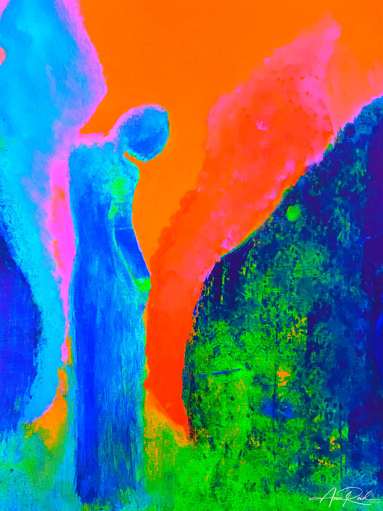 Covered by Glory - Abstract Prophetic Fine Art Print | Anne Reid Artist | Canada