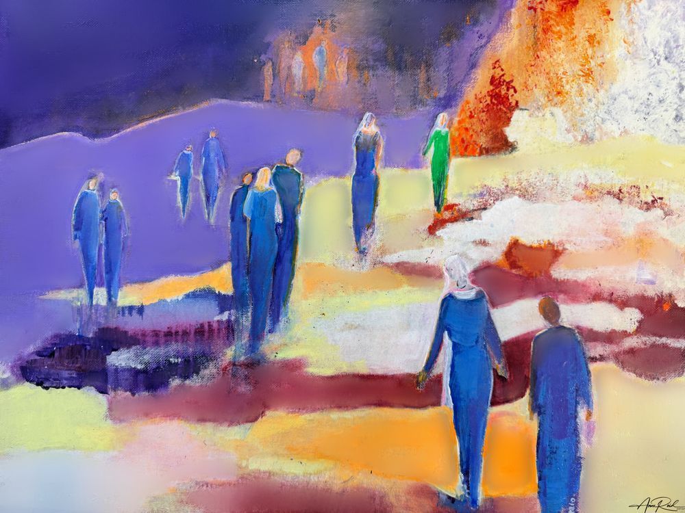 Wilderness - Abstract Prophetic Fine Art Print | Anne Reid Artist | Canada