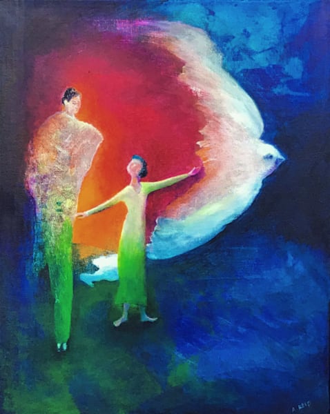 Japan - Abstract Prophetic Fine Art Print | Anne Reid Artist | Canada