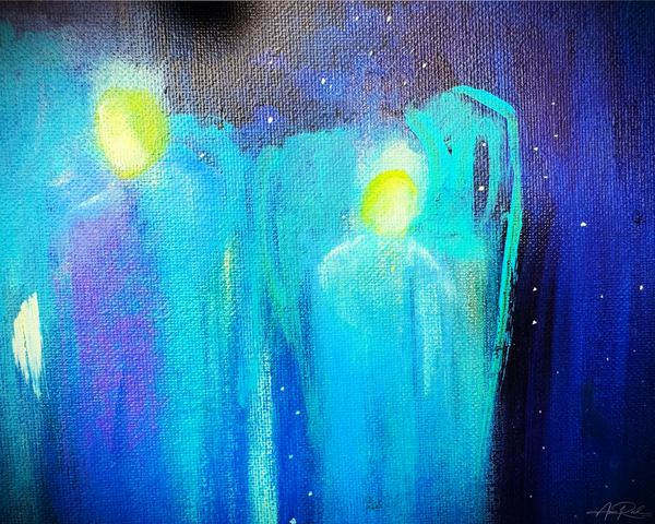 Angels 2 - Abstract Prophetic Fine Art Print | Anne Reid Artist | Canada