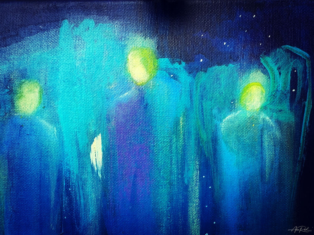Angels 4 - Abstract Prophetic Fine Art Print | Anne Reid Artist | Canada