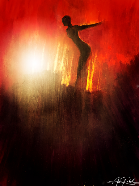 FAITH 3 - Abstract Prophetic Fine Art Print | Anne Reid Artist | Canada
