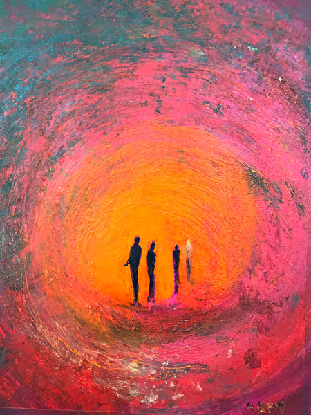 FOURTH MAN - METAL PRINT - ANNE REID ARTIST