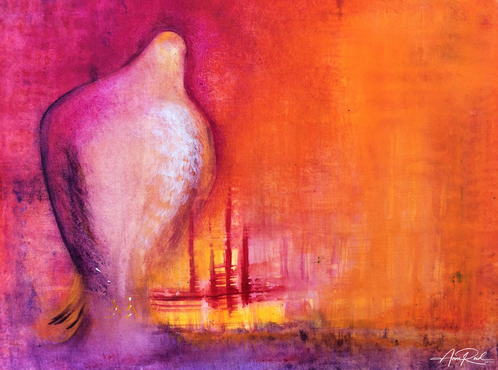 Falcon - Abstract Prophetic Fine Art Print | Anne Reid Artist | Canada