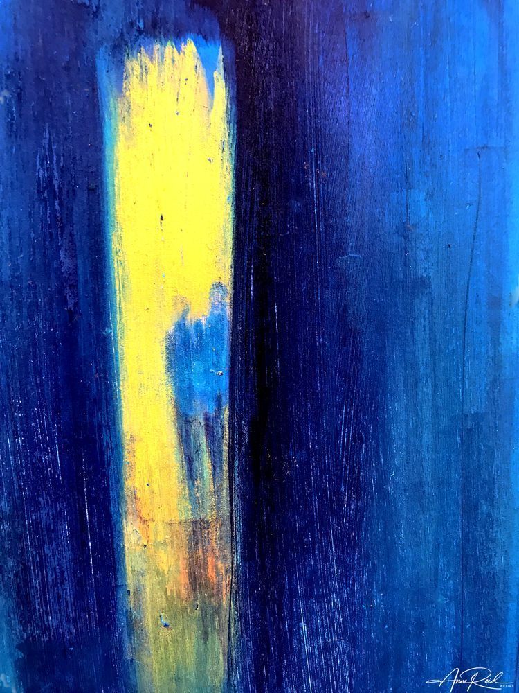 Golden Opportunity - Abstract Prophetic Fine Art Print | Anne Reid Artist | Canada