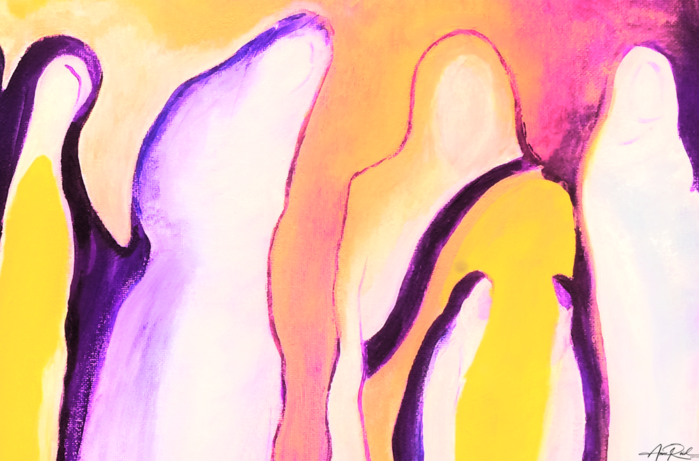 Great Cloud of Witnesses 2 - Abstract Prophetic Fine Art Print | Anne Reid Artist | Canada