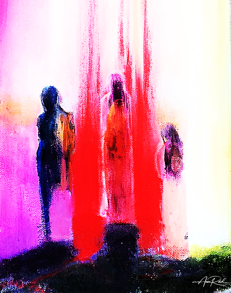 Golgotha 3 - Abstract Prophetic Fine Art Print | Anne Reid Artist | Canada