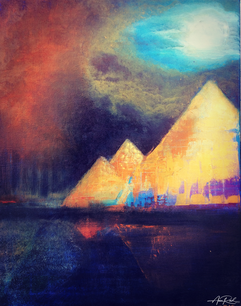 Egypt 2 - Abstract Prophetic Fine Art Print | Anne Reid Artist | Canada