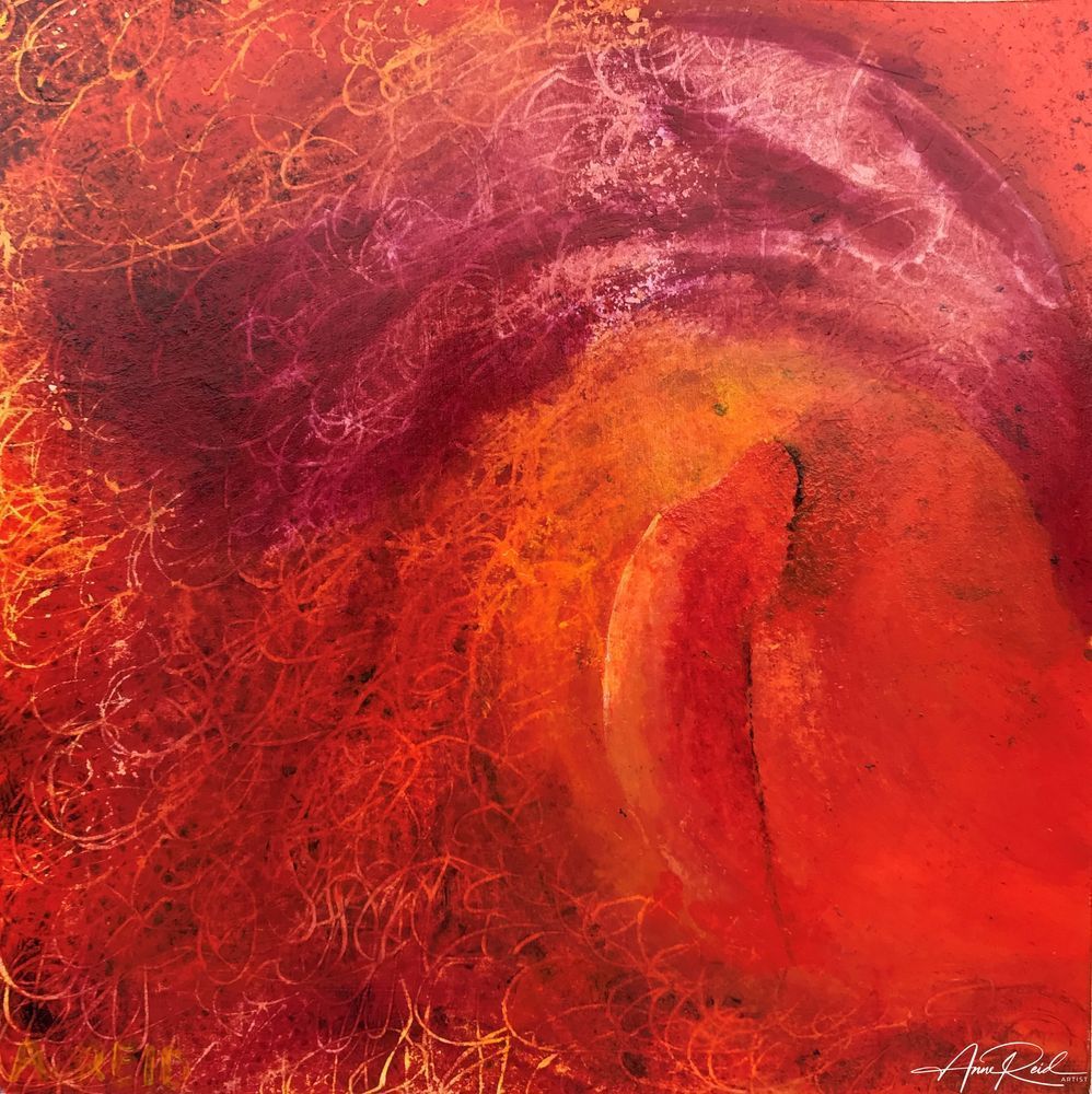 Jehovah Nissi - Abstract Prophetic Fine Art Print | Anne Reid Artist | Canada